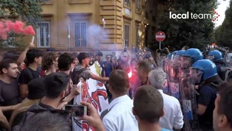 Tensione Al Corteo Degli Studenti Pro Palestina A Roma Dago