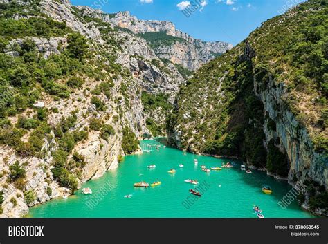 Boats On Verdon River Image & Photo (Free Trial) | Bigstock