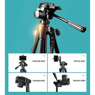 Zomei Q188 Camera Tripod Aluminum Alloy Tripod With 3 Way Pan Tilt Head