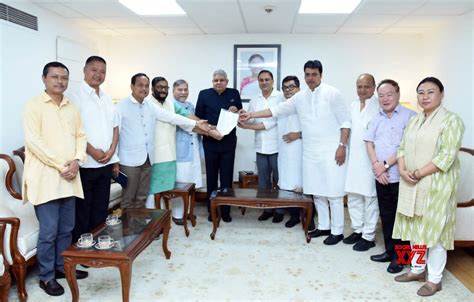 New Delhi Rajya Sabha Mps From The Northeast Meet House Chairman