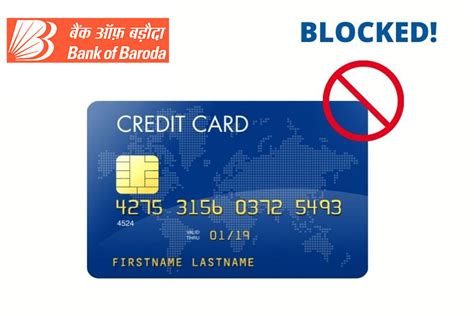 How To Block Bank Of Baroda Credit Card Apply Replacement