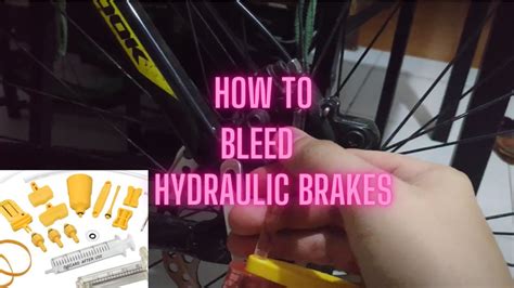 Vlog How To Bleed Shimano Hydraulic Brakes Youtube