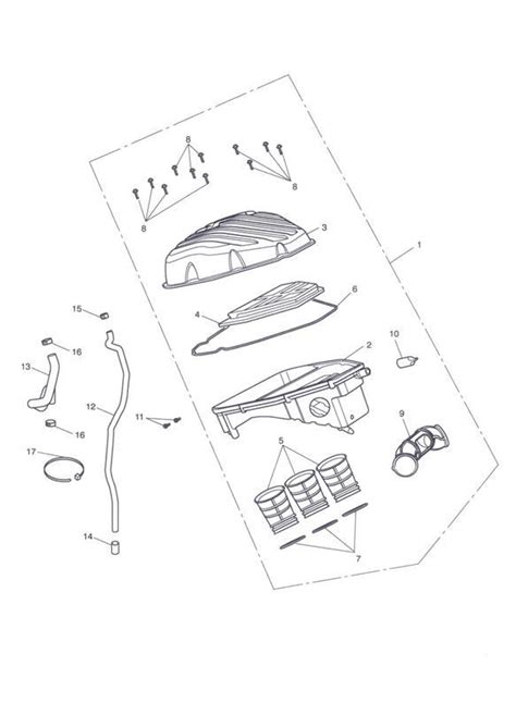 Triumph Tiger Airbox Assembly Fuel System T2200915 Cross Country