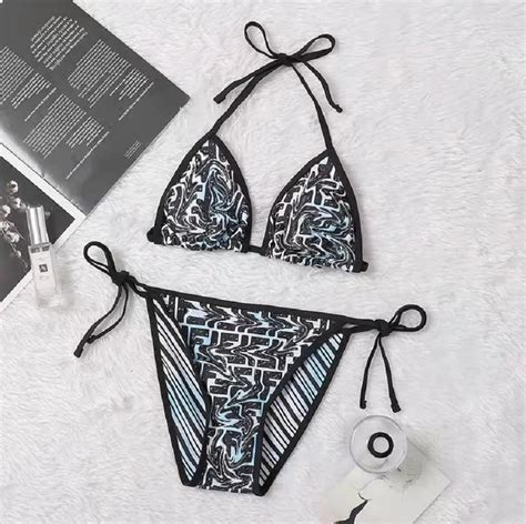 Push Up Bikini High Waist Swimsuit FF Women Summer Solid Swimwear