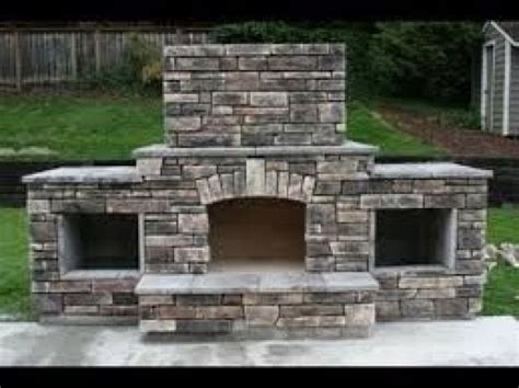 Outdoor Fireplace Made From Cinder Block Fireplace Guide By Linda