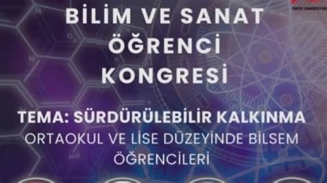 Bilim ve Sanat Öğrenci Kongresi Prof Dr Aziz Sancar Bilim ve Sanat