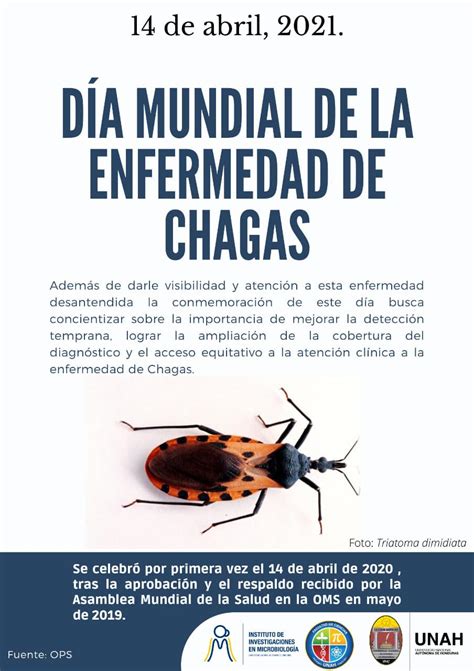 14 De Abril Día Mundial De La Enfermedad De Chagas Blogs Unah