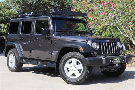 Used 2018 Jeep Wrangler Jk Unlimited Sport S For Sale 33995