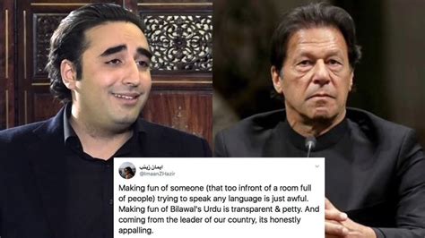 Imran Khan Mocking Bilawal Bhutto S Urdu Didn T Go Down Well On Twitter