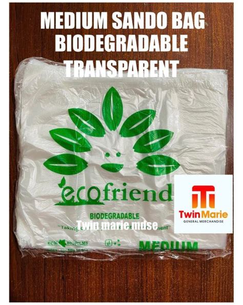 BIODEGRADABLE SANDO BAG MEDIUM ECO FRIEND APPROX 40 Pieces Lazada PH