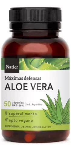 Aloe Vera Natier X Capsulas Natural