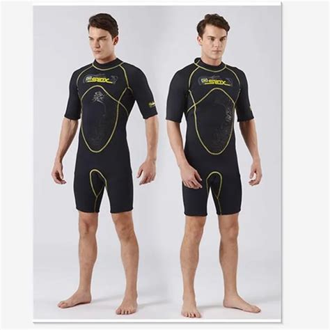 2018 3mm Neoprene Wetsuit Short Sleeve Swim Surf Wet Suit For Men