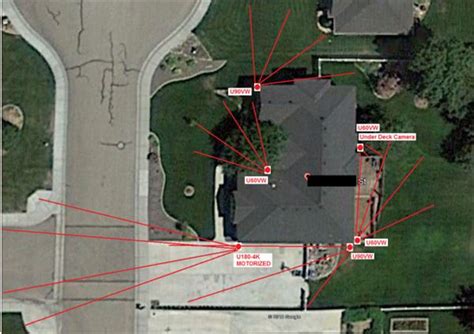 Layout Home Security Camera Placement Diagram