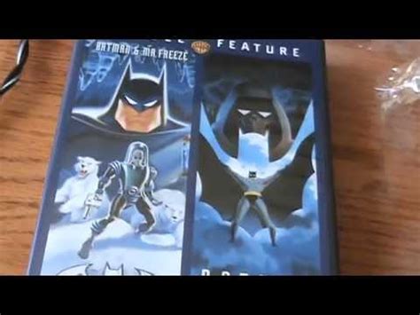 Batman Mr Freeze Subzero Batman Mask Of The Phantasm DVD Unboxing