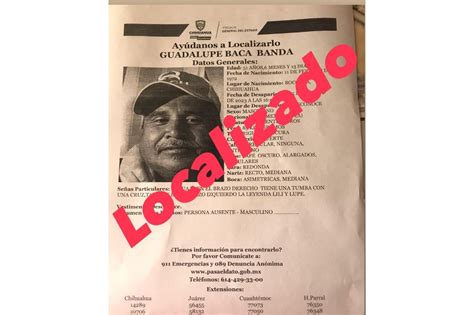 Localizan Sano Y Salvo A Guadalupe Baca