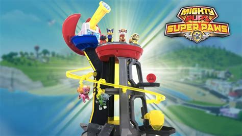 Mighty Lookout Tower From Paw Patrol Mighty Pups Super Paws Video Dailymotion