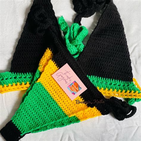 Jamaican Bikini Top Etsy