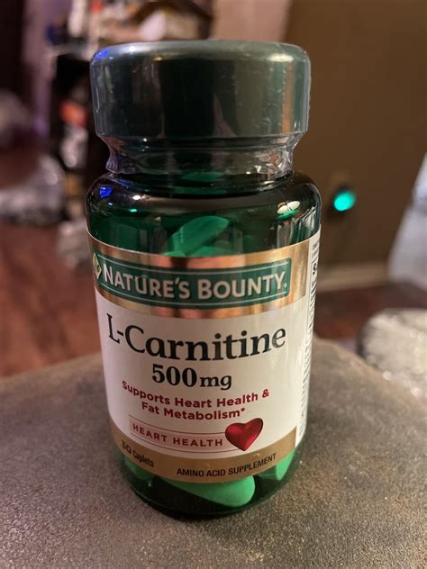 Nature S Bounty L Carnitine Mg Caplets Tb Pk For Sale Online Ebay