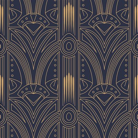 Free Vector Flat Design Art Deco Pattern