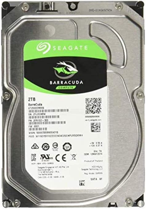 Amazon Seagate Barracuda ST2000DM008 2 TB 3 5 Internal Hard Drive