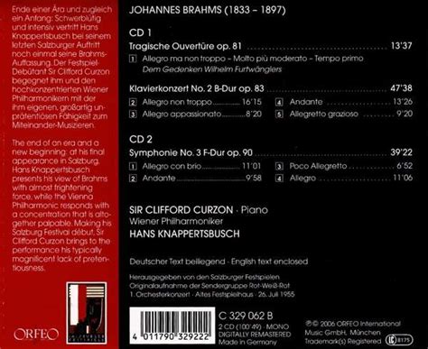 Johannes Brahms Symphonie Nr 3 2 CDs Jpc