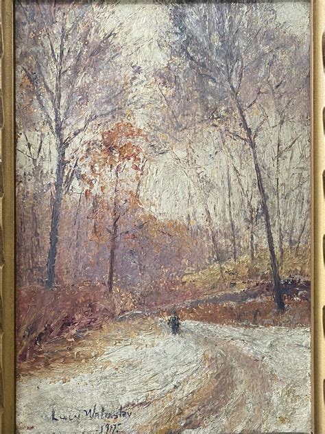 🔥 Rare Antique Connecticut Impressionist Landscape Oil Painting