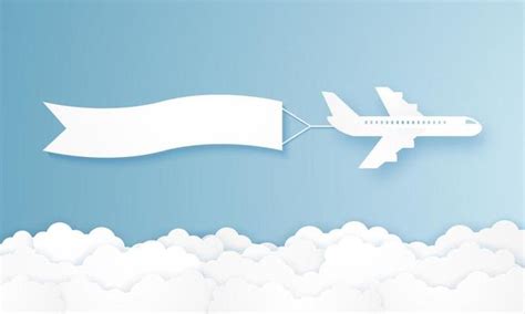 Airplane Banner Vector Art, Icons, and Graphics for Free Download