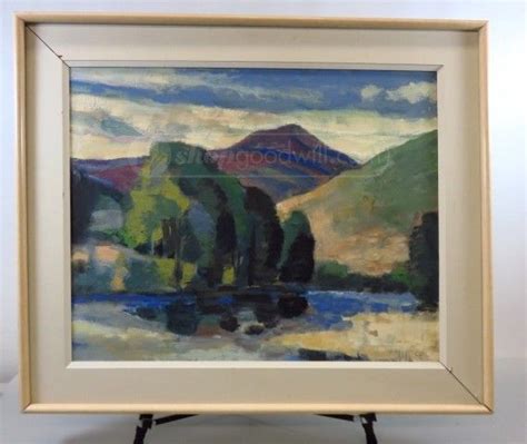 Cole Signed Landscape Oil Painting Painting Oil Painting Oil