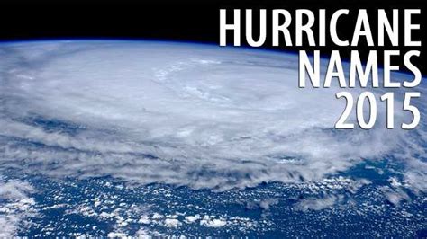 List: 2015 Hurricane names