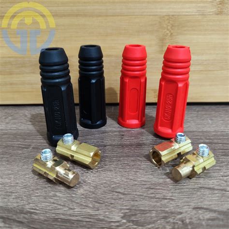 Standard Welding Cable To Cable Connector Plug And Socket Set Dkj 10 25h Edkl 10 25h 250a