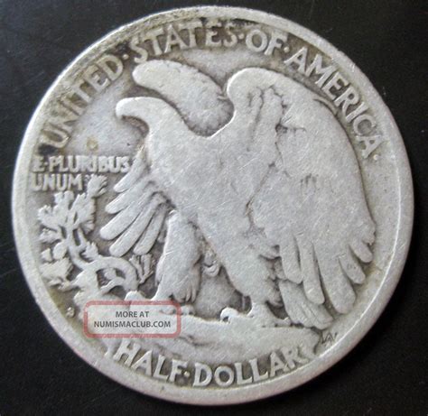 S Walking Liberty Silver Half Dollar Very Good S