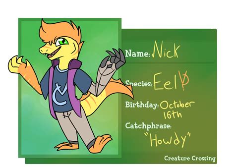 Creature Crossing App Nick By Kingofcardboard On Deviantart