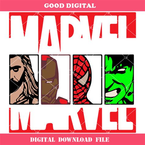 Avengers Heroes Svg Marvel Svg Avengers Silhouette Svg Inspire Uplift