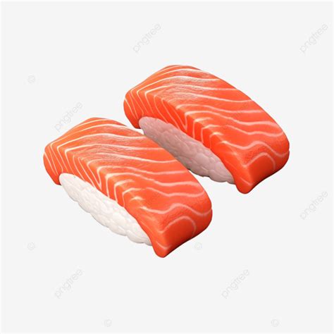 Objetos Japoneses Sushi Salm N Ilustraci N D Png Asi Tico Sushi