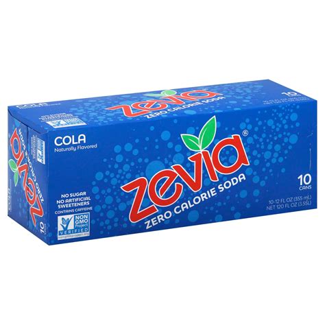 Zevia Natural Diet Soda Cola, 12 OZ - Shop Soda at H-E-B