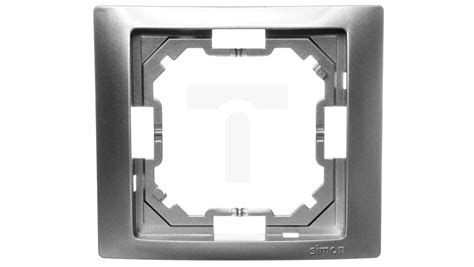 Simon Basic Neos Ramka Pojedyncza Stal Inox Bmrc Kontakt Simon