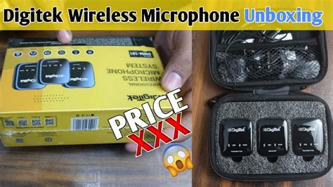 Digitek Dwm Dual Wireless Microphone Unboxing And Review In Hindi