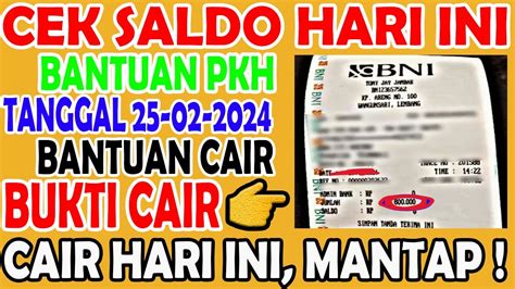 Cek Saldo HARI Ini MINGGU BLT MITIGASI Cair Serentak Daerah Ini Tgl 25