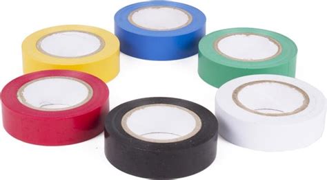 Benson Isolatietape Pvc Meter X Mm Kleuren Set Van Bol