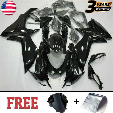 Abs Bodywork Fairing Kit Windshield Set For Suzuki Gsxr