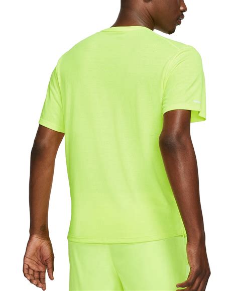 Nike Dri Fit Miler T Shirt Volt Cheapundies