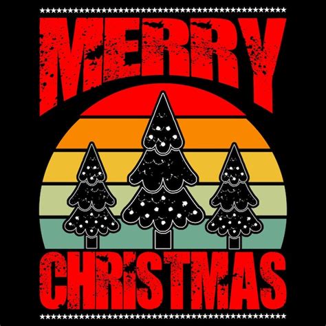 Premium Vector Merry Christmas Tshirt Design Template