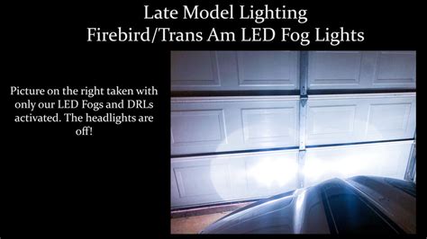 Pontiac Firebirdtrans Am Led Fog Lights Brightest Available Late