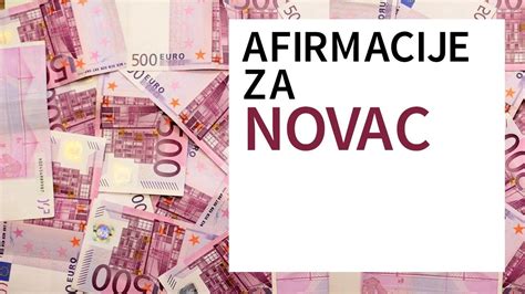 Afirmacije Za Novac I Obilje Youtube