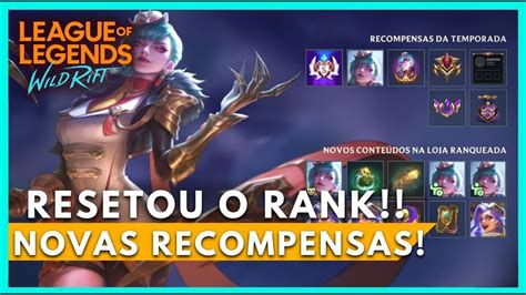 FINALMENTE RESETOU A RANQUEADA NOVAS RECOMPENSAS E NOVA SKIN