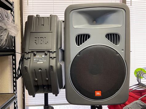 JBL EON 15P 1 Pair With Speaker Stands Reverb