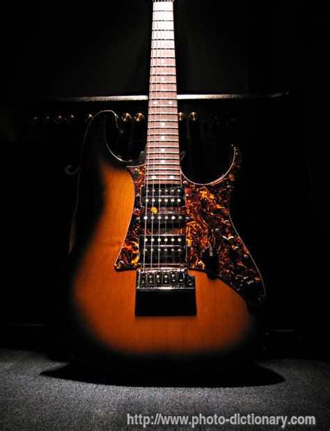 Electric Guitar Photopicture Definition At Photo Dictionary