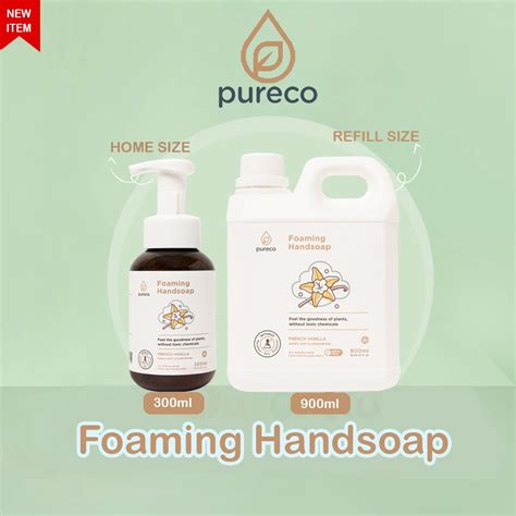 Jual Pureco Foaming Handsoap French Vanilla 300ml And 900ml Shopee