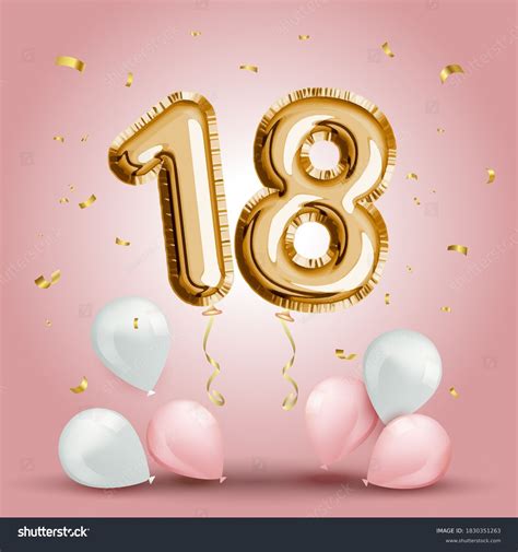 Happy 18th Birthday Photos And Images Shutterstock