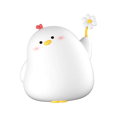 Veilleuse Pour Enfants Lampe En Forme De Poulet Doux Ornement